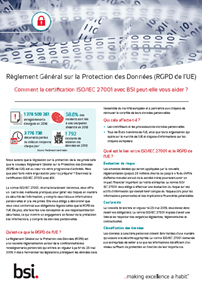 Comment l'ISO/IEC 27001 peut vous aider à répondre aux exigences du RGPD