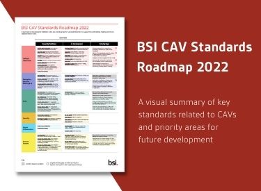 CAV Standards Roadmap 2022